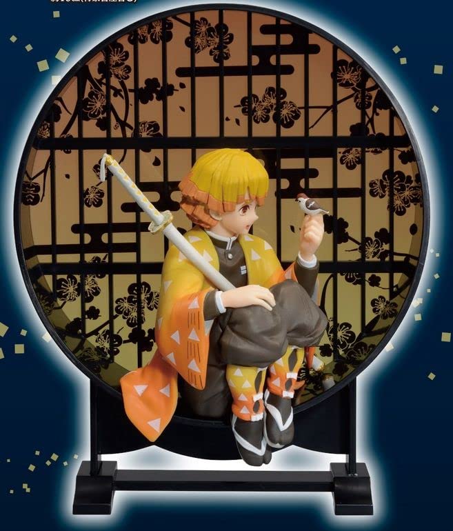BANDAI Ichiban Kuji Kimetsu no Yaiba Zenitsu Agatsuma Layer Scape 19cm Figure Collectible