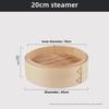 "Handmade Bamboo Steamer for Home & Commercial Use - Ideal for Steamed Buns"