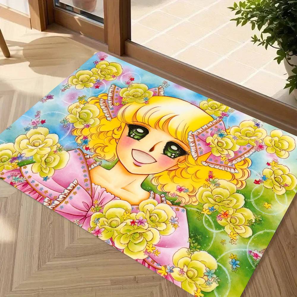 Cartoon Candy Candy Floor Mat Suitable For Living Room Kitchen Bathroom Non-slip Mat Household Foot Mat