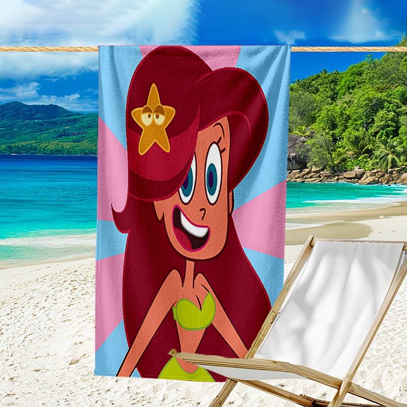 Ultra-Soft Beach Towel with Zig & Sharko Theme,Ideal for Pool - Camping, Diving - Perfect Travel Essential, Vibrant Beach Towel.