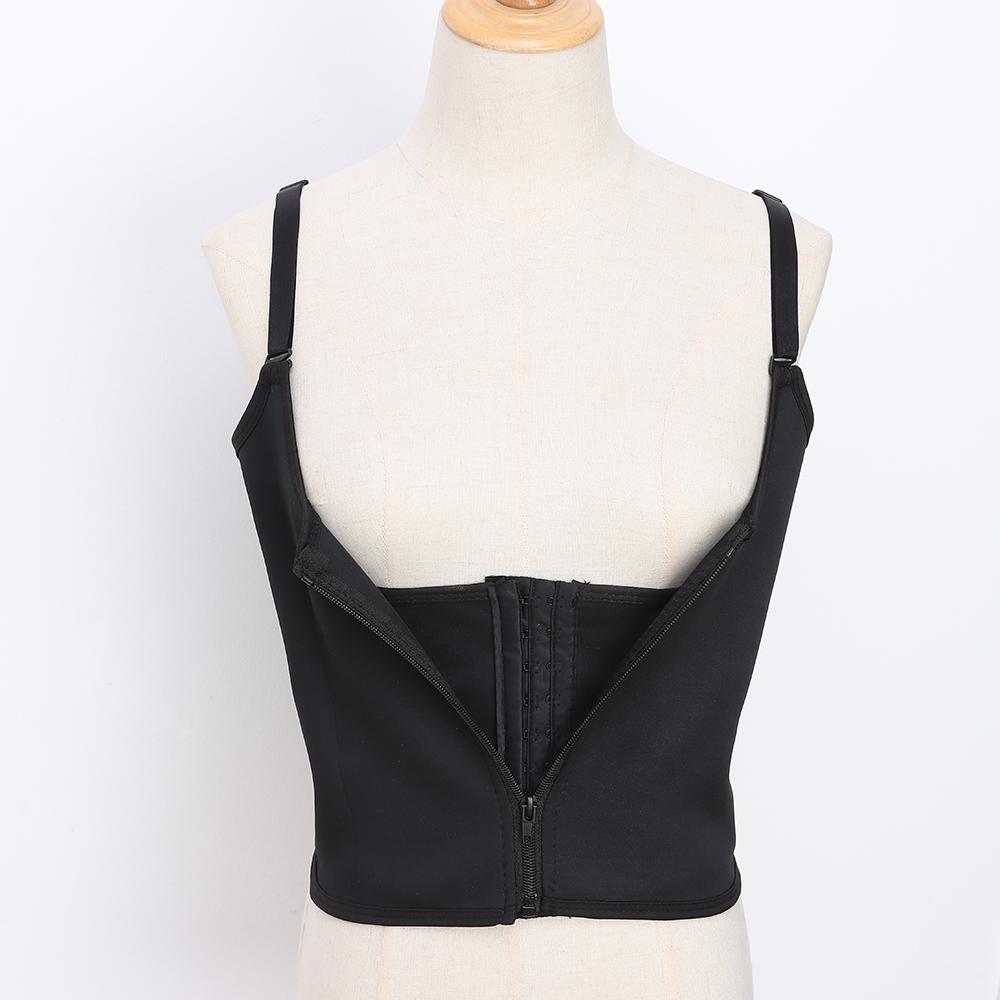 Практичный женский жилет на молнии, пояс для похудения, женский тренажер для талии, корректор фигуры, корсет, утягивающий пояс