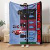 1Pc Christmas Gift Choices Blanket Soft Throw Blanket For Home Bedroom Bed Sofa Travel Office Solid Christmas Blanket