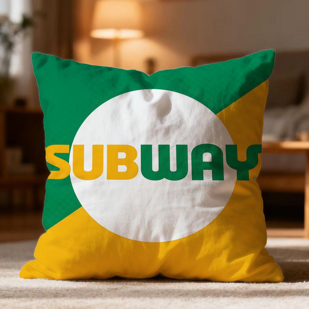 Модная наволочка-подушка S-Ssubwayer Мягкая моющаяся наволочка для подушки Многоцелевая для дивана, кровати, путешествий, офиса