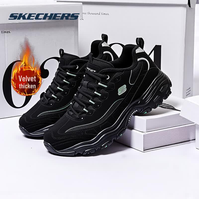 Skechers Мужские классические кроссовки "Панда" на флисовой подкладке