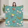 Rugrats Animated Character Blanket Quality Super Warm  Bedding Throws Autumn Camping Couch Bed Fluffy Bedspread