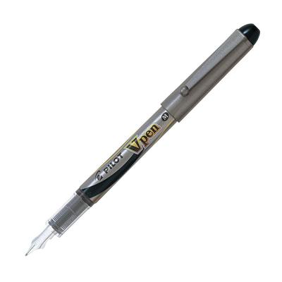 Pilot Перьевая ручка Medium SVP200MS10B V-Pen, Перо, Черный, Набор из 10 штук,