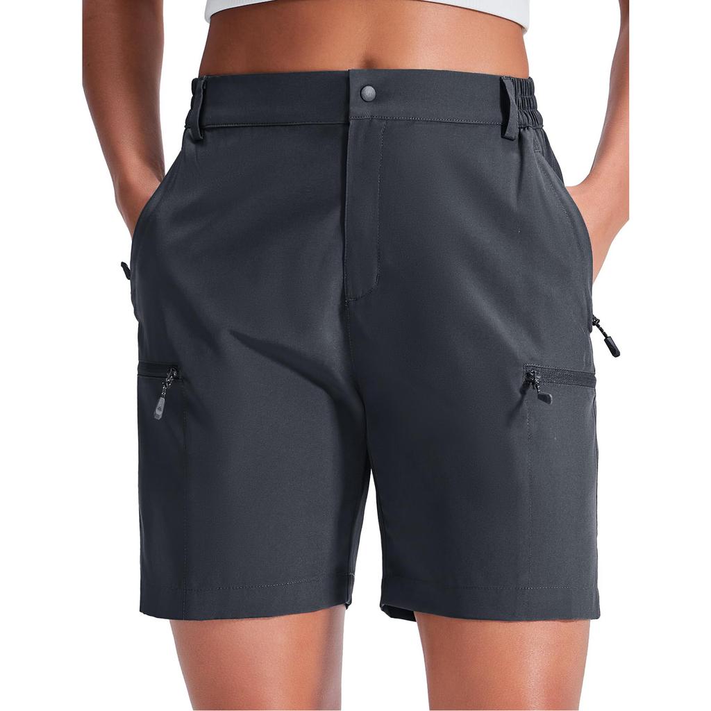 Женские шорты быстросохнущие легкие эластичные УФ-защита карманы на молнии путешествия кемпинг