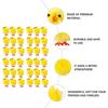 72-216PCS Yellow Cotton Ball Chick Easter Plush Chicken for Holiday Decorations Party Decor Cute Easter Decorations for Kids