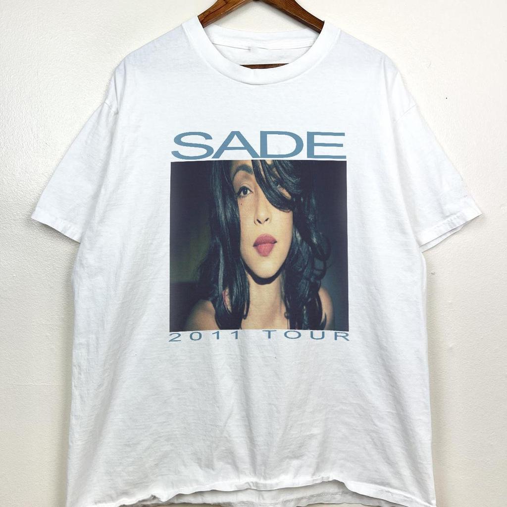 Sade 2011 Tour White T shirt Reprint tee Albums tour Classic style NH16296 Unisex T-Shirt