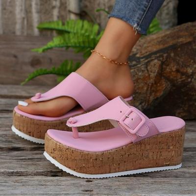 Летние новые шлепанцы больших размеров 2025 года, повседневные и модные женские тапочки с широкими краями и толстой подошвой