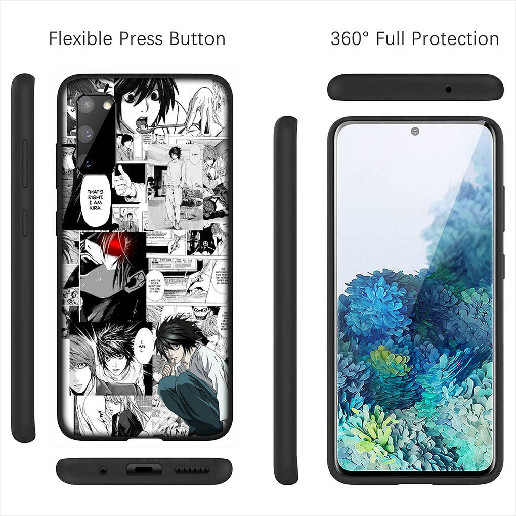 Чехол для iPhone 16 15 14 Xiaomi Redmi Note 13 12 11 Pro Max X 10 8 9 XR Samsung Galaxy S24 S23 A05 OPPO Huawei Death Note L Mello Lawliet чехол для телефона