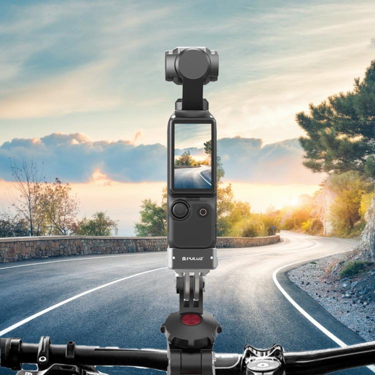 Для DJI OSMO Pocket 3 PULUZ док-станция USB-C/Type-C, настольная зарядная база, кронштейн из алюминиевого сплава (черный)