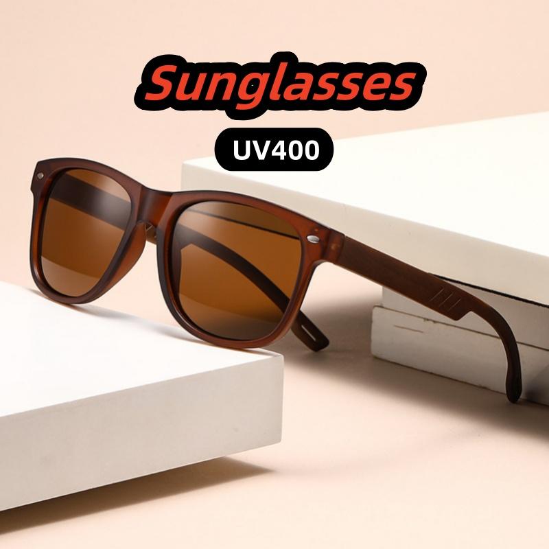 Мужские трендовые солнцезащитные очки UV400 Защита от солнца Удобные Прочные Очки для уличной фотографии Стильные