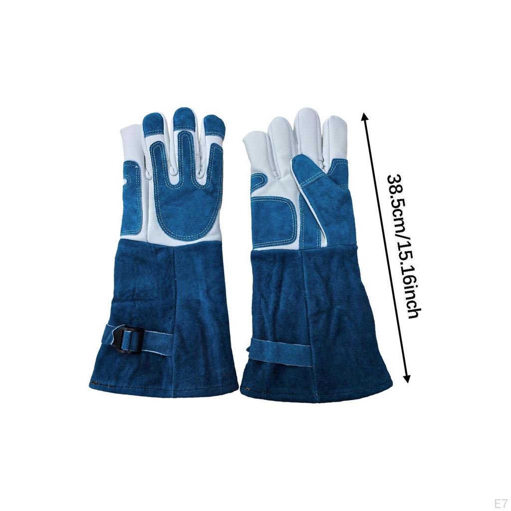 Перчатки для работы с животными Защита от укусов Утолщенные Многофункциональные Усиленная подкладка Двойная кожа для