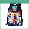Школьный рюкзак для мальчиков с изображением персонажей Dragon Ball, изготовленный из дышащей ткани Оксфорд и обладающий большой вместимостью.