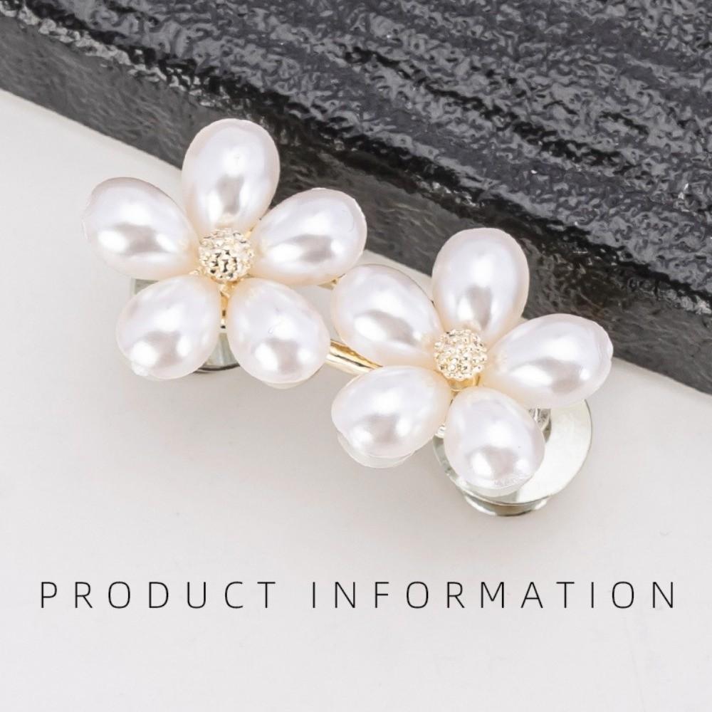 Five Petal Flower Jeans Waist Tightener Imitation Pearl Clothing Waist Adjuster for Jeans