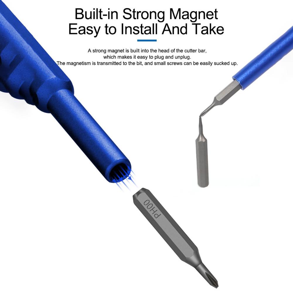 SS-5118 25-in-1 High Performance Screwdriver Set with Groove Magnetic Storage Organizer Mobile Phone Screen Replace Repair Tools