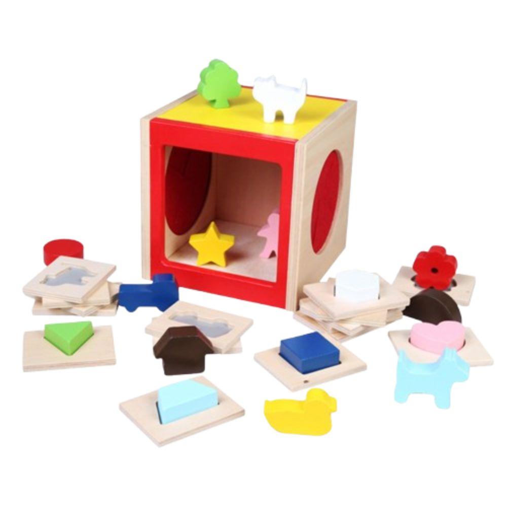 Fun Touch Thinking Shape Toy Box Early Learning Shape Matching Classification Box Baby