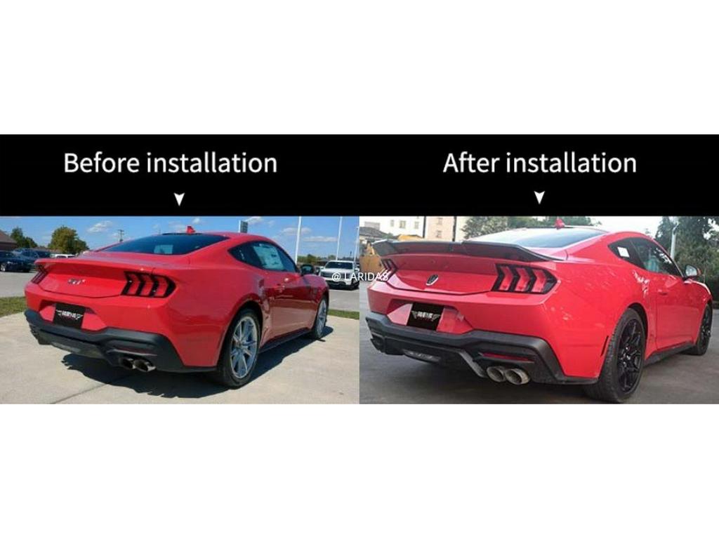 Задний спойлер из углеродного волокна для Ford Mustang Dark Horse S650 Хвостовое крыло Комплект кузова