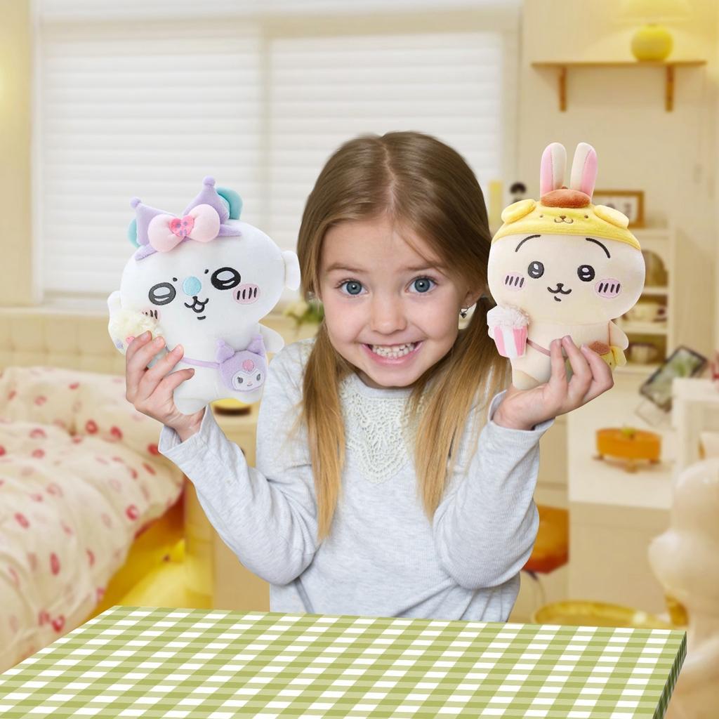 Милая плюшевая кукла, игрушка в подарок, детская тряпичная кукла в мультяшном стиле