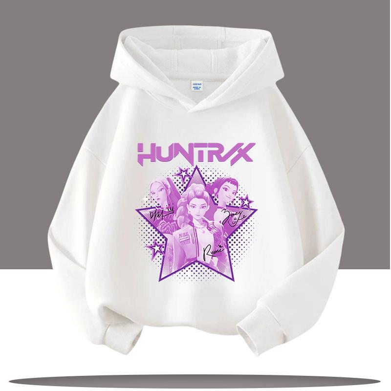 Autumn 3D KPop Demon Hunters Printed Hoodies Fashionable Casual Sports Long Sleeved Children's Boy and Girl Kids Unisex Hooded Sweatshirts