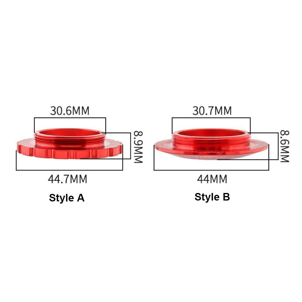 Thru-Axle Middle Lock Cover Bike Flywheel Lock Cover Bicycle Center Lock Cap Bike Center Lock Cover