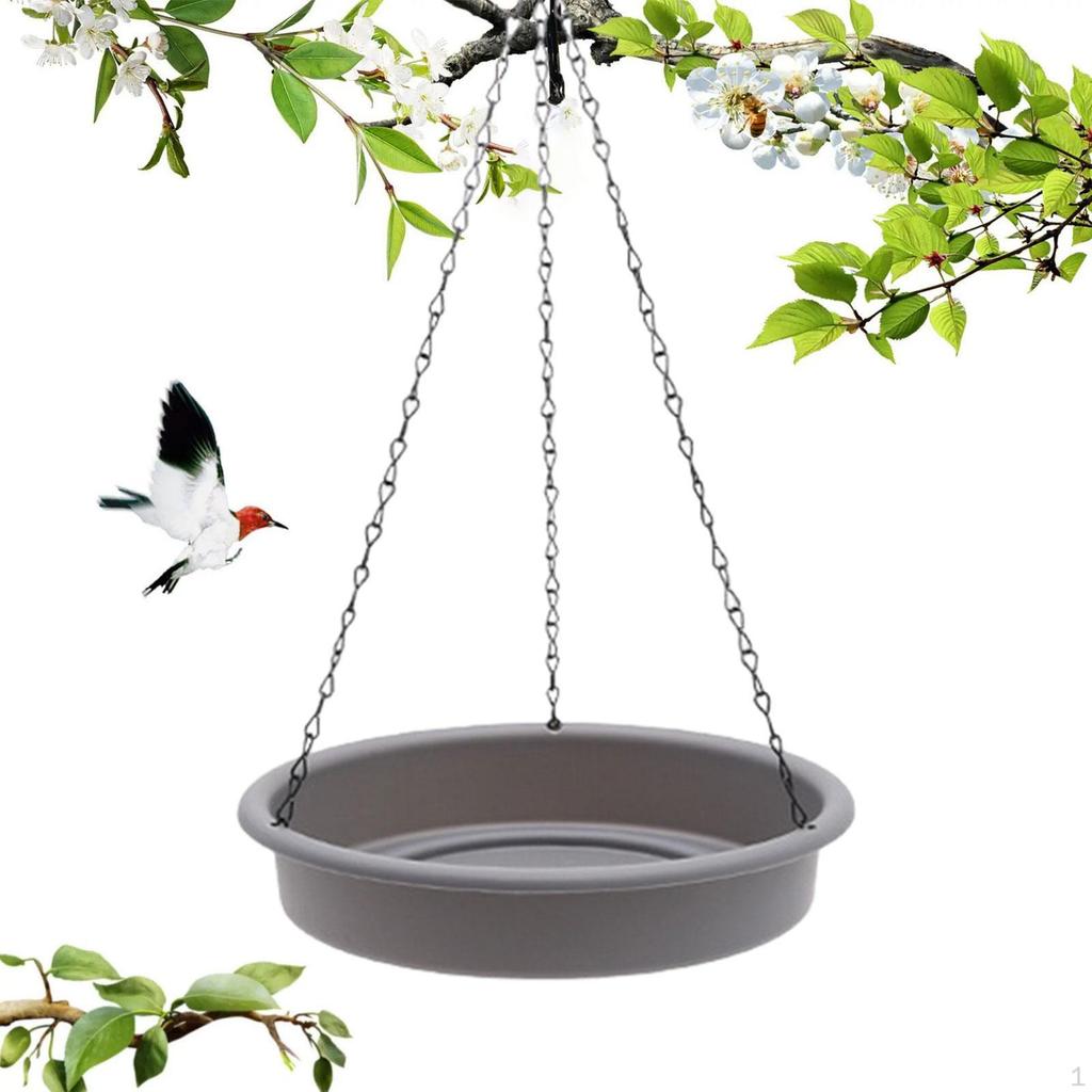 Ванночка для птиц, Цепочная кормушка, Садовая подвесная ванночка для голубей на открытом воздухе