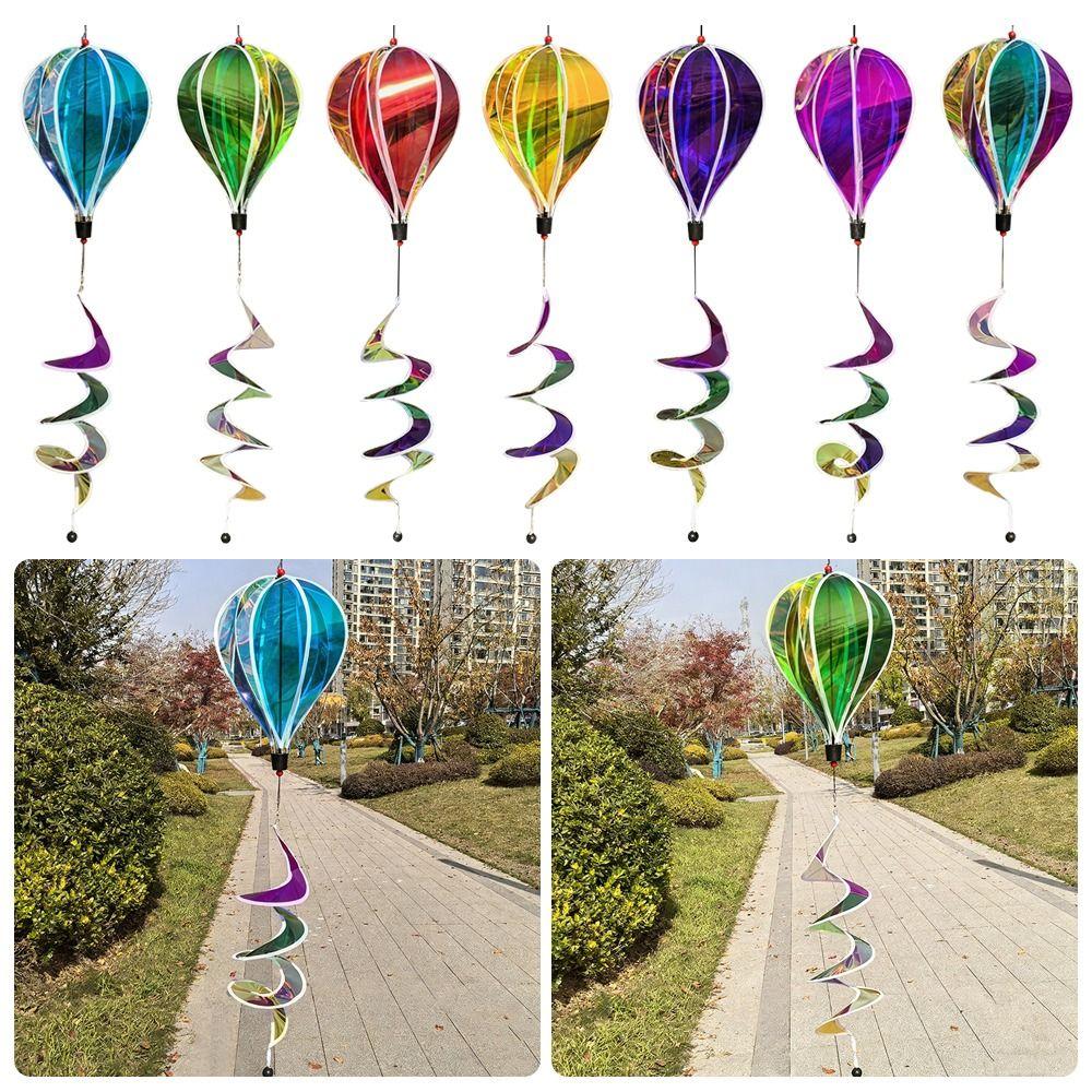 Plastic Material Wind Spinners Giant Size Whirligigs Courtyard Pinwheels  Garden Decor