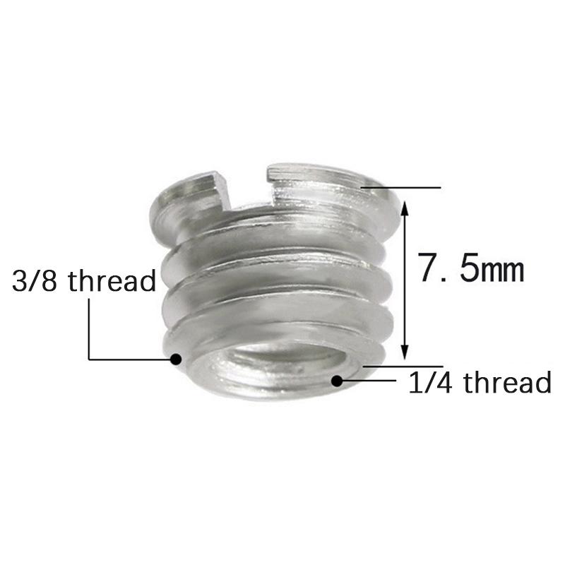 Camera Accessories Camera Conversion Screw 5/8 To 3/8 To 1/4 Inch Adapter Mount