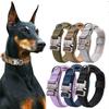 Pet Supplies Tactical Dog Collar Large Dog Dog Tactical Collar Velcro with Handle Dog Collar Large Dog Outdoor Traction Collar