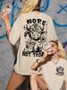 Doodle Cow Cartoon Graphic Slogan Unisex Cotton Tshirt Cartoon Fashion Brand Summer Round Neck Short Sleeve Basic Top Casual Tee
