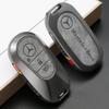 JLCJF1 Alloy Leather Car Key Case Cover Shell For Mercedes Benz 2022 C S Class W206 W223 S350 C260 C300 S400 S450 S500 Auto Accessories