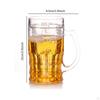 Поддельная пивная кружка для заморозки, креативная, юмористическая, с двойными стенками, емкостью 420 мл для домашних вечеринок