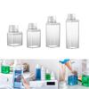 Laundry Washing Up Powder Container Soap Detergents Dispenser Box Lid Airtight Storage Cans Home Storage Bathroom Plastic