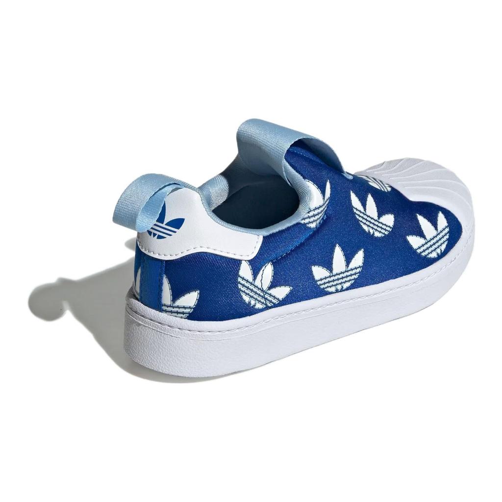 Adidas Originals Superstar 360 Leather Cushioning Low-Top Kids Skate Shoes Blue Kids Skate Shoes IF3585