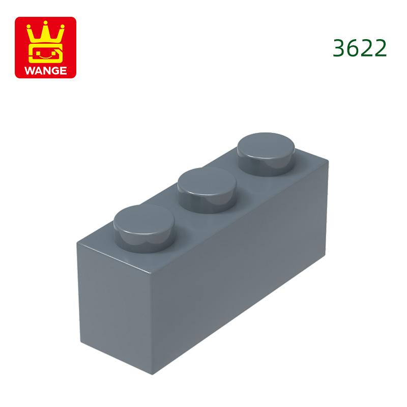 Нетоксичный 85 шт./лот 3622 1x3 точки Строительный блок Moc Классические аксессуары Совместим с Кирпич Детские игрушки Подарочная коробка