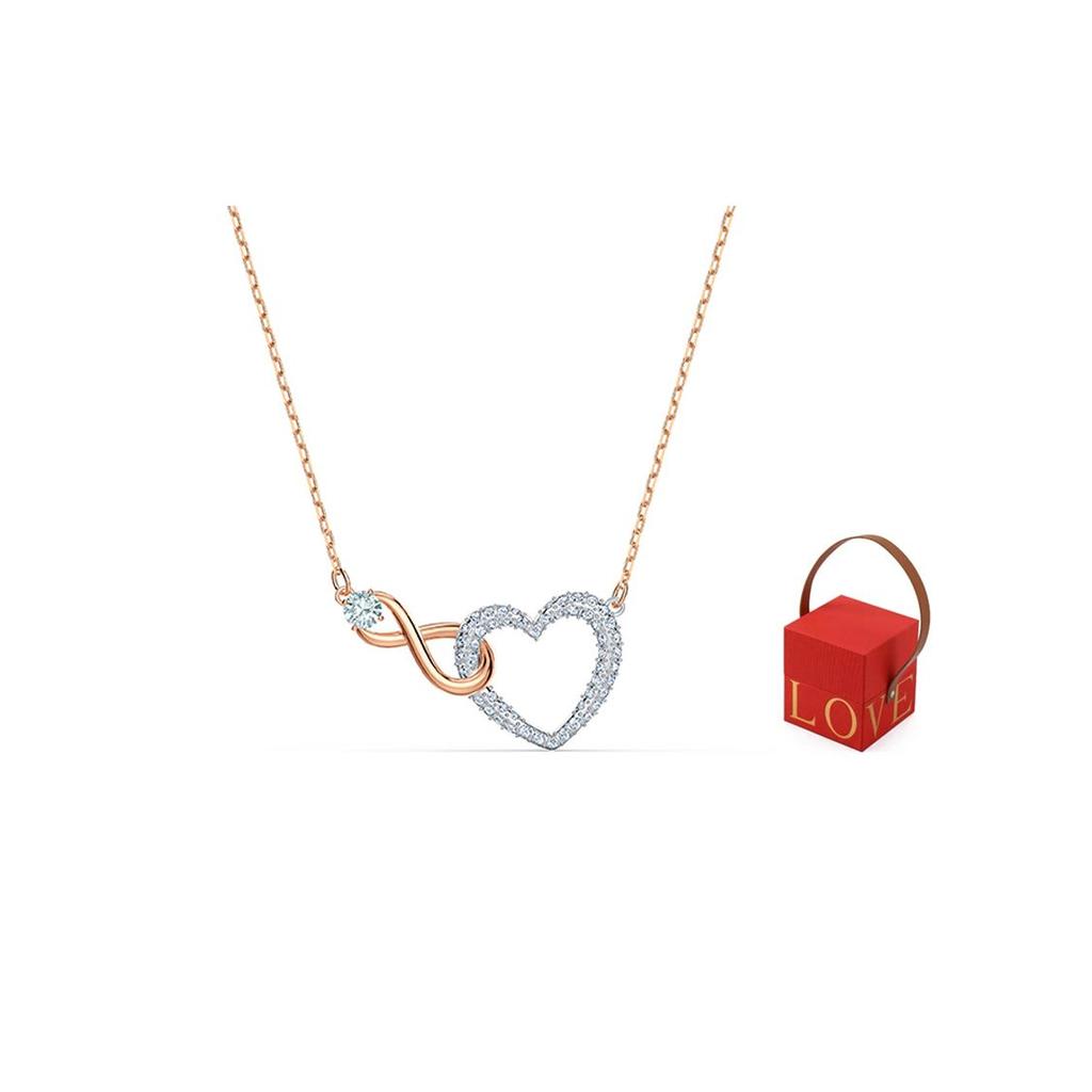 Swarovski Серия Гипербола Бесконечная Вечная Любовь Хрустальное Ожерелье Женское ожерелье 5518865