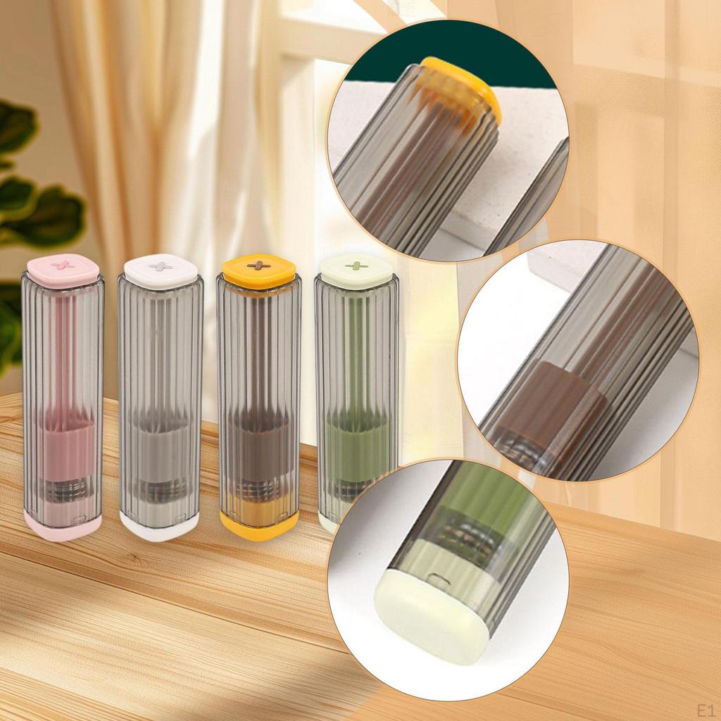 4x Органайзер для швейных трубочек Маленький Портативный Чехол-держатель для зубочисток для Рюкзака Поездки Рукоделия