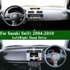 Для Suzuki Swift III GLX Sport 2004-2010 Аксессуары для салона Накладка на панель приборов Автомобильный коврик на панель Противоскользящий Защита от грязи Коврик на панель