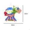 4TH of July Independence Day Wreath for Front Door Patriotic American