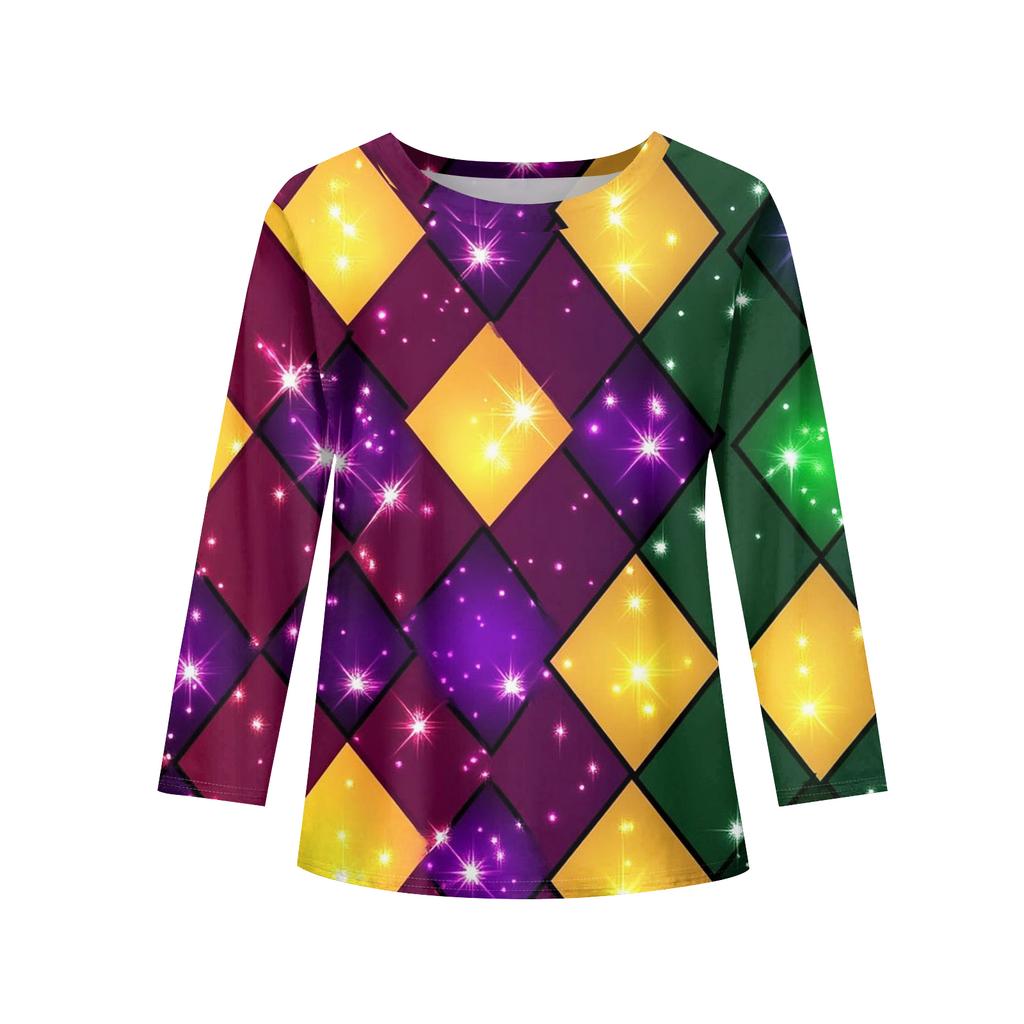 Футболки с длинным рукавом для девочек, детские осенние топы, с круглым вырезом, с принтом, базовые футболки