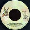 7inch Record TONY ORLANDO & DAWN - You're All I Need To Get By E45275 Elektra 1975 US Rock Used