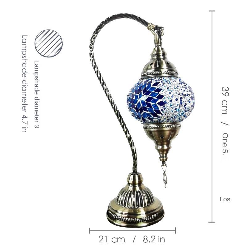 Hand-decorated LED Small Table Lamp