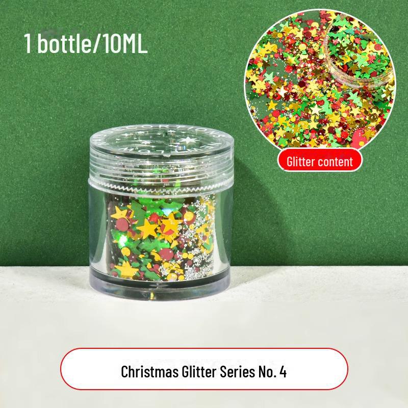 Dreamy Summer Glitter Mix: Hexagonal Sequins, Laser, and Fine Glitter In DIY Hemp Material.