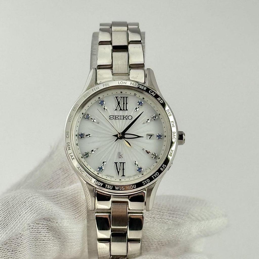 [USED] Limited Edition Seiko Lukia SSVV071 Radio Solar Women's Watch 202
