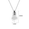 Transparent Glass Glass Bottle Necklace Ashes Holder Perfume Vial Pendant Memorial Necklace