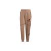 Брюки-джоггеры со свободными манжетами и принтом логотипа алфавита, мужские брюки светло-коричневого цвета HN8994