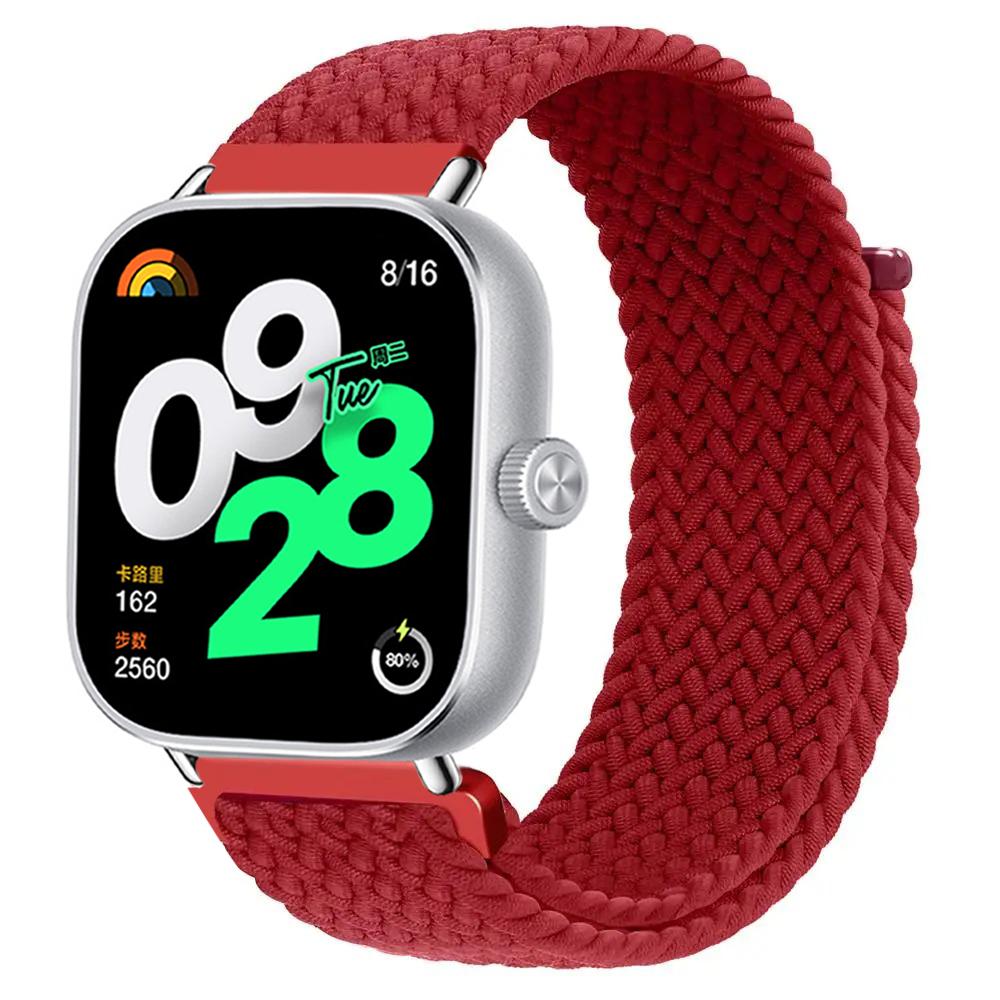 Плетеная одинарная петля для ремешка Xiaomi Redmi Watch 4, регулируемый спортивный ремешок, нейлоновая замена, ремешок Miband 8 pro