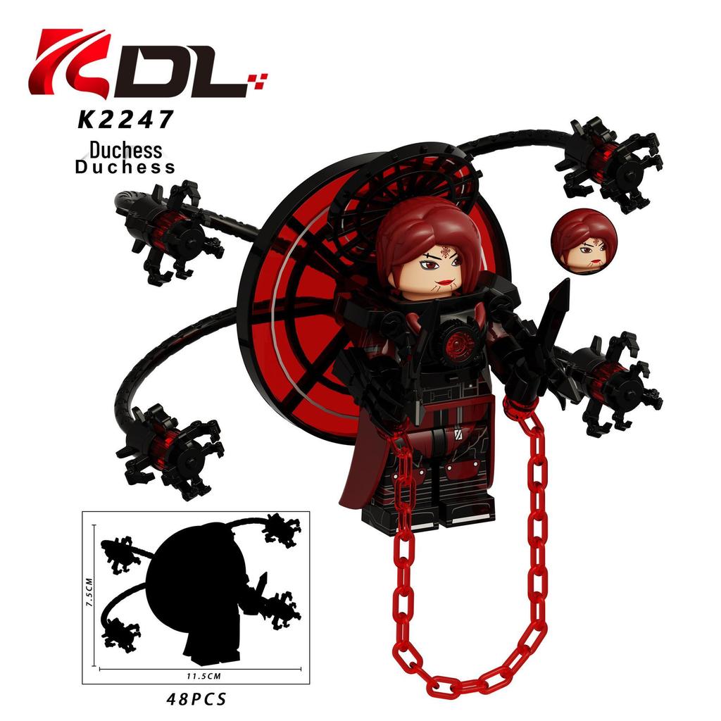Kelei KDL838 Самурай Восточноевропейская Фигурка Игрушка Набор Строительных Блоков