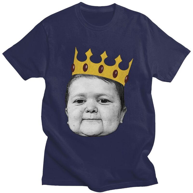 Custom Hasbulla Magomedov Crown Meme T Shirt ShortSleeve Cotton Tshirt Leisure Hasbulla Fighting Meme Tees Slim Fit Clothing
